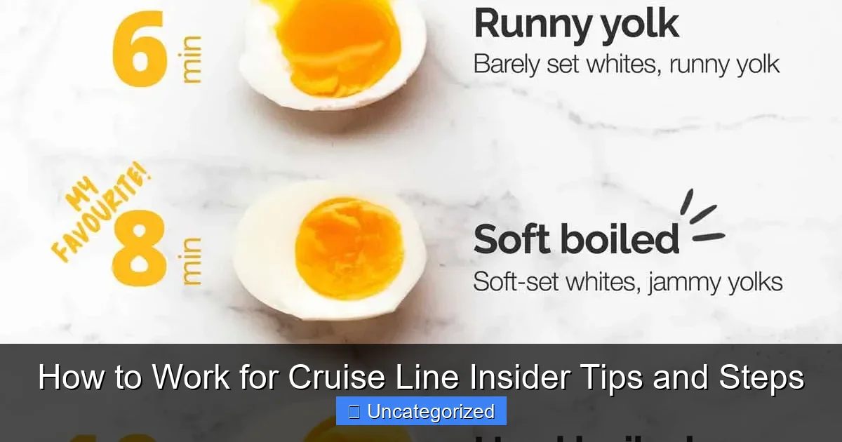 How to Work for Cruise Line Insider Tips and Steps