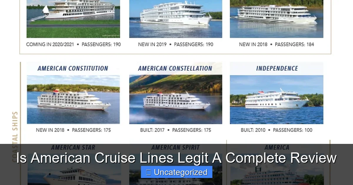 Is American Cruise Lines Legit A Complete Review