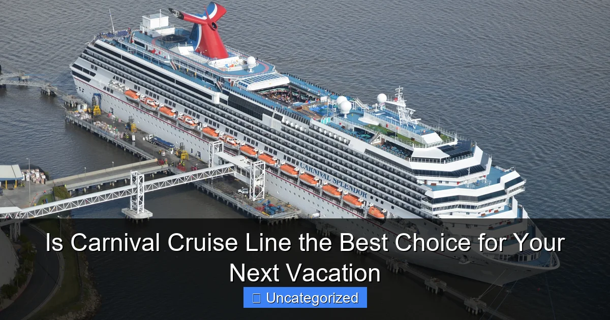 Is Carnival Cruise Line the Best Choice for Your Next Vacation