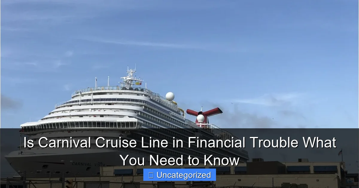 Is Carnival Cruise Line in Financial Trouble What You Need to Know