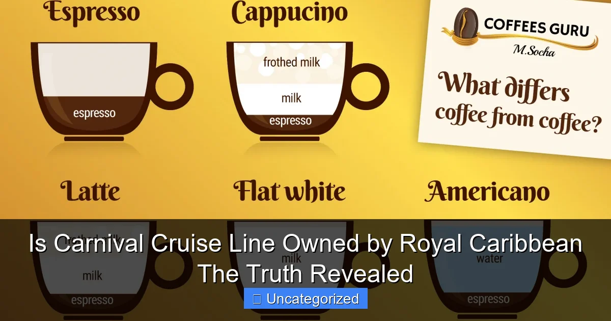 Is Carnival Cruise Line Owned by Royal Caribbean The Truth Revealed