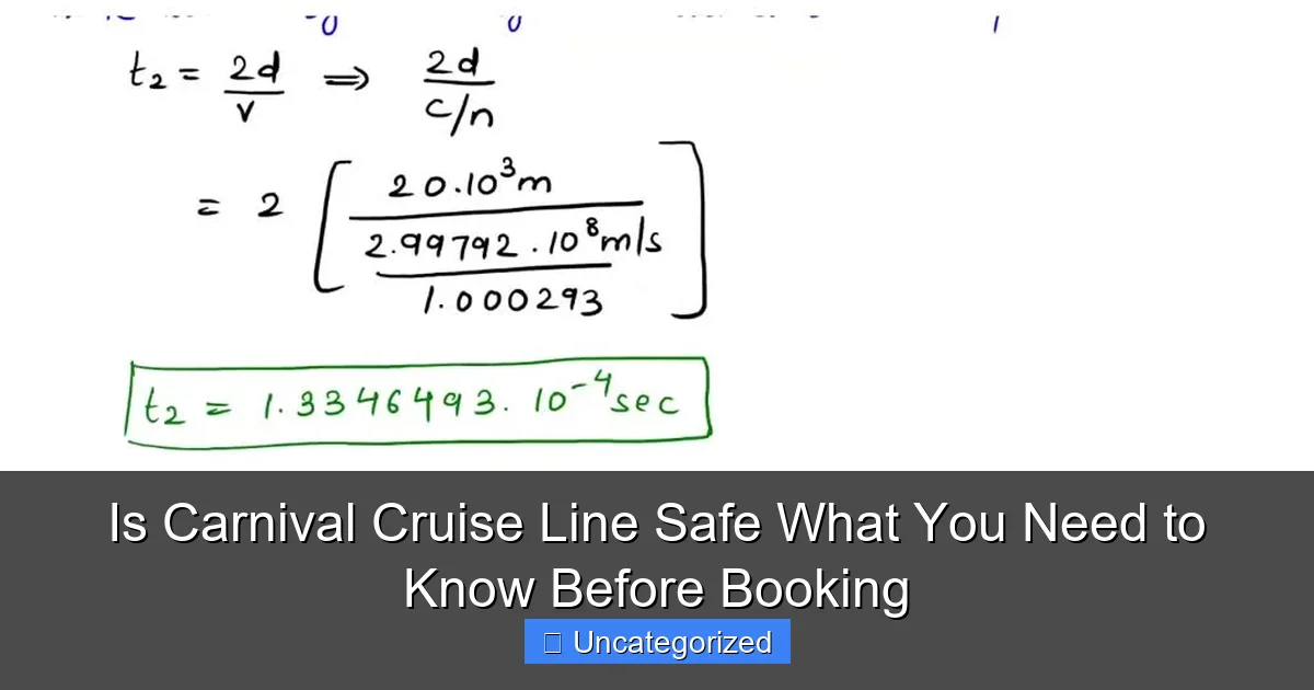 Is Carnival Cruise Line Safe What You Need to Know Before Booking