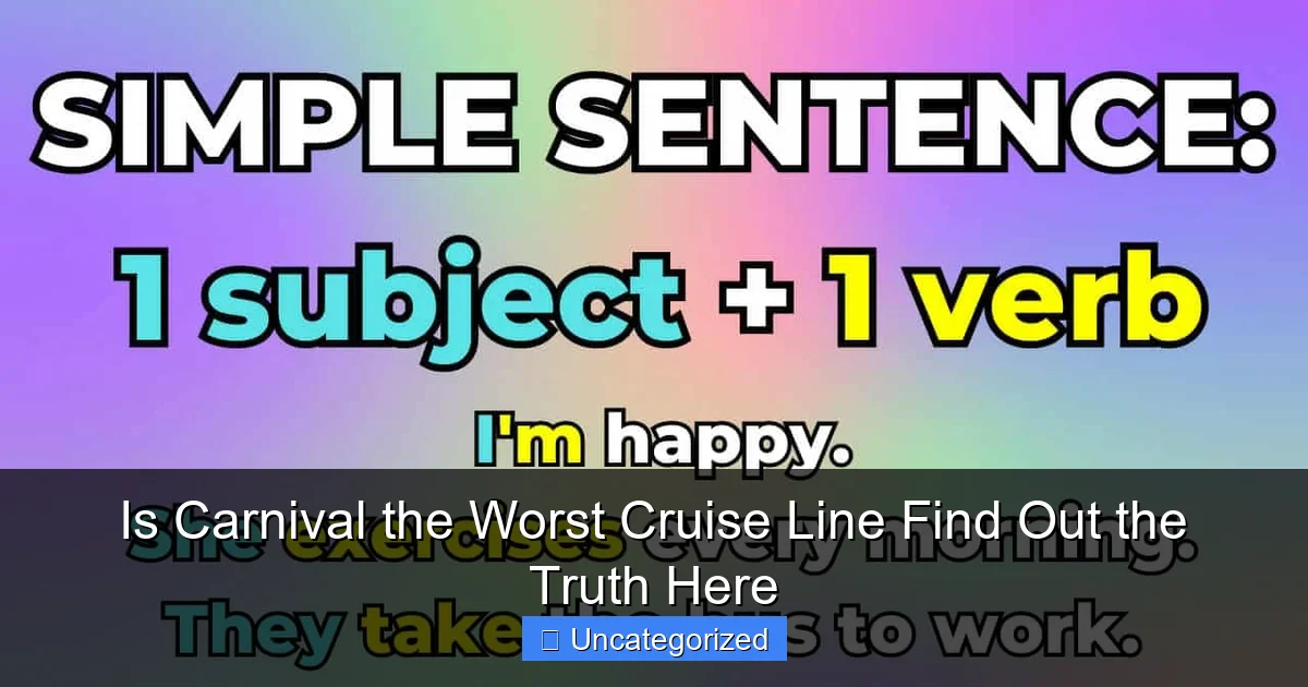 Is Carnival the Worst Cruise Line Find Out the Truth Here