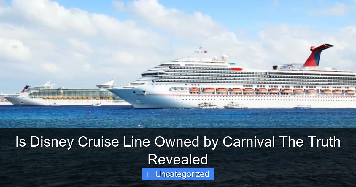 Is Disney Cruise Line Owned by Carnival The Truth Revealed