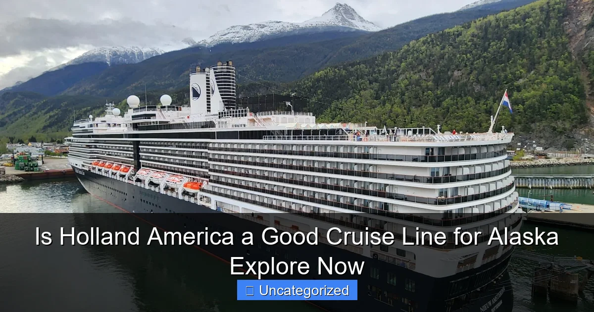 Is Holland America a Good Cruise Line for Alaska Explore Now