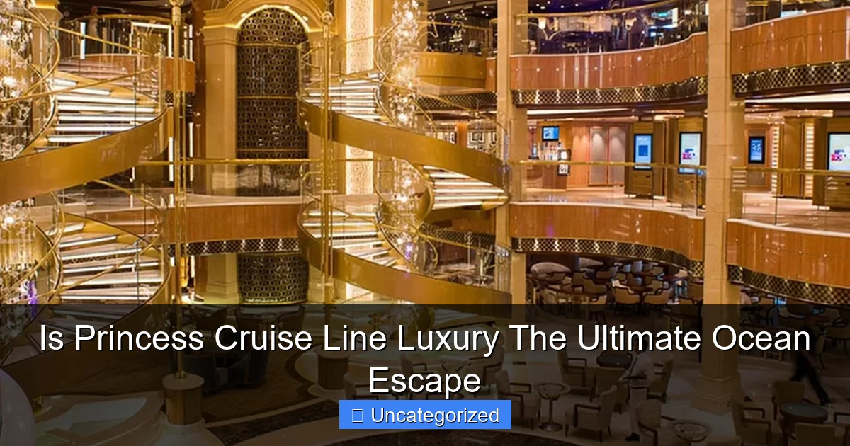 Is Princess Cruise Line Luxury The Ultimate Ocean Escape