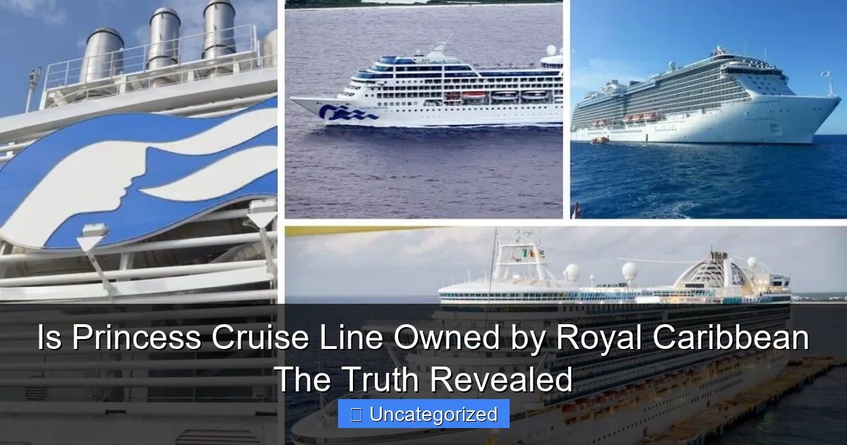 Is Princess Cruise Line Owned by Royal Caribbean The Truth Revealed