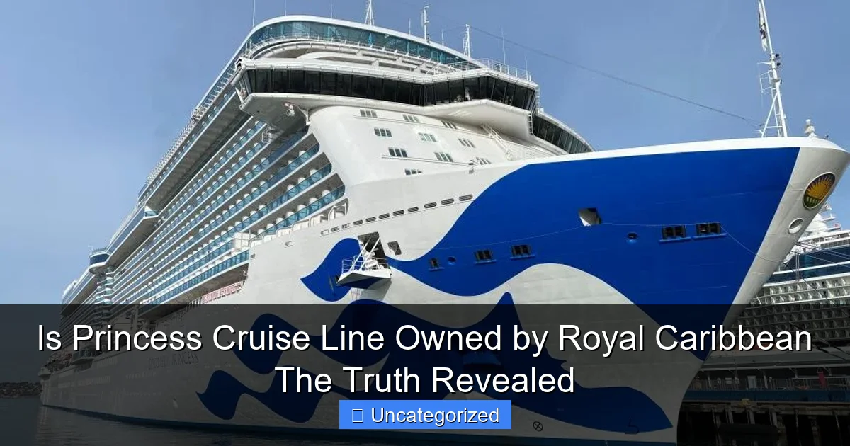 Is Princess Cruise Line Owned by Royal Caribbean The Truth Revealed