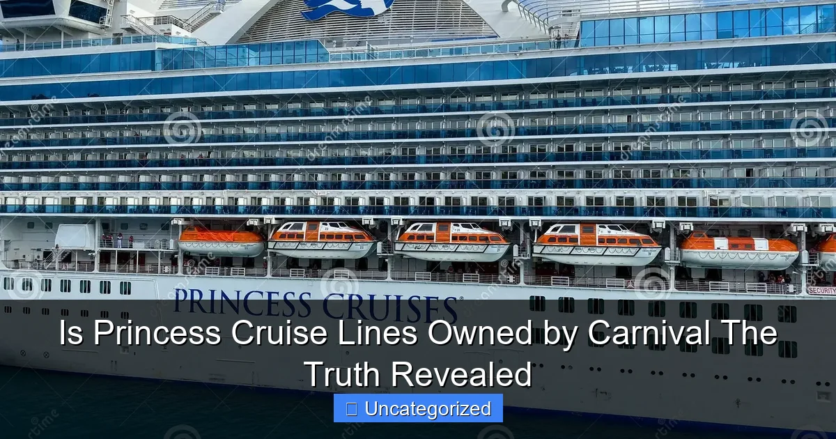Is Princess Cruise Lines Owned by Carnival The Truth Revealed