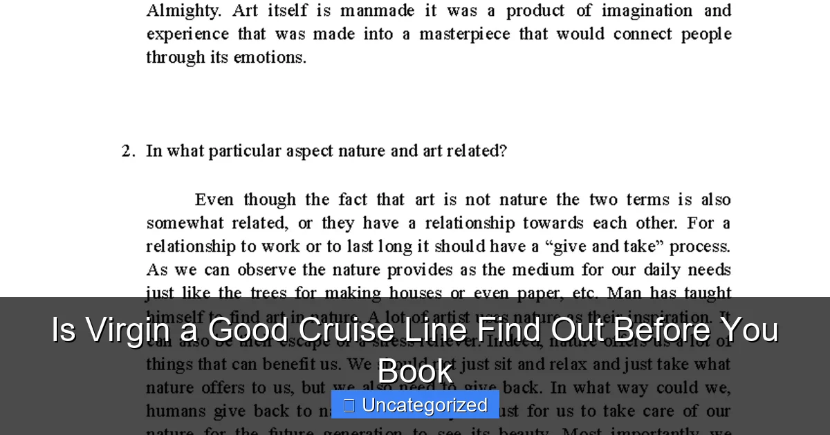 Is Virgin a Good Cruise Line Find Out Before You Book