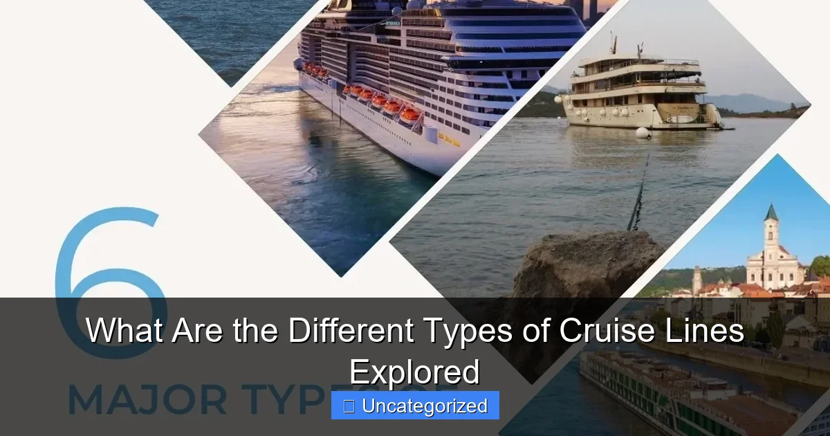 What Are the Different Types of Cruise Lines Explored