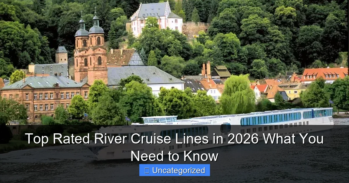 Top Rated River Cruise Lines in 2026 What You Need to Know
