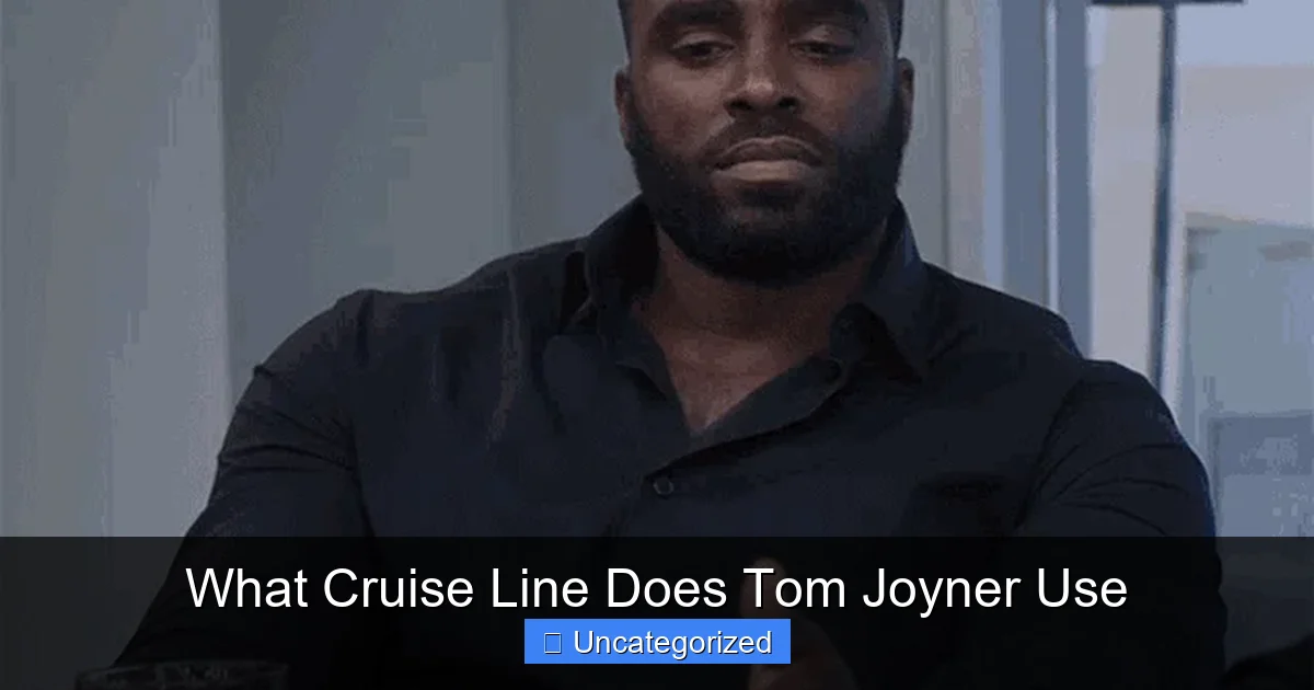 What Cruise Line Does Tom Joyner Use