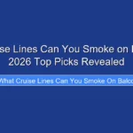 What Cruise Lines Can You Smoke on Balcony in 2026 Top Picks Revealed