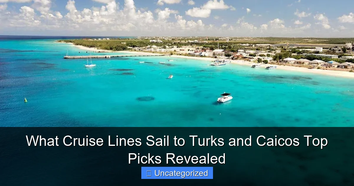 What Cruise Lines Sail to Turks and Caicos Top Picks Revealed