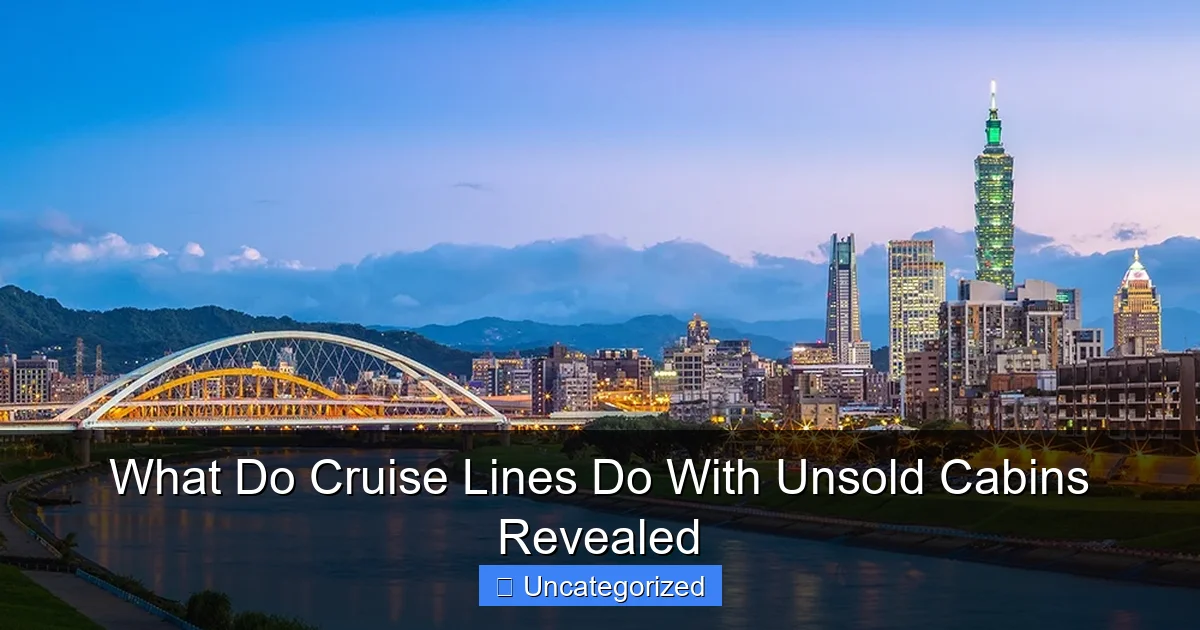What Do Cruise Lines Do With Unsold Cabins Revealed