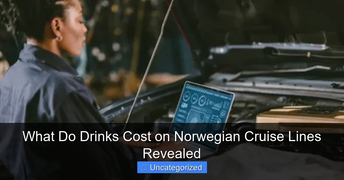 What Do Drinks Cost on Norwegian Cruise Lines Revealed
