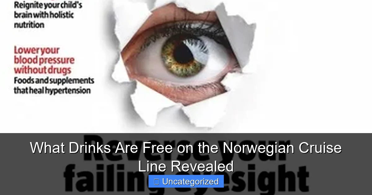 What Drinks Are Free on the Norwegian Cruise Line Revealed