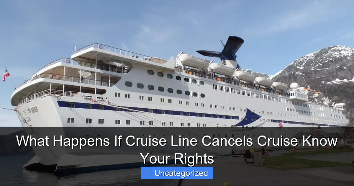 What Happens If Cruise Line Cancels Cruise Know Your Rights
