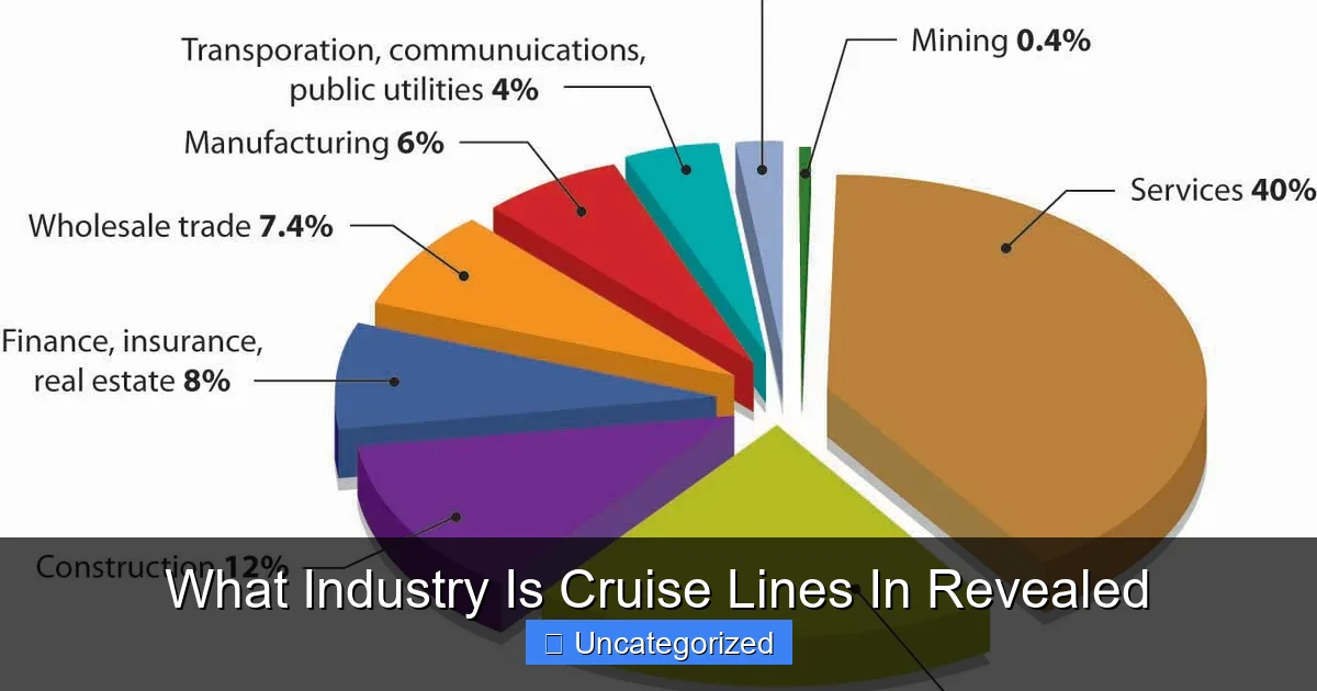 What Industry Is Cruise Lines In Revealed