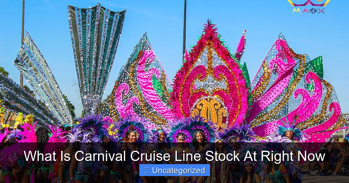 What Is Carnival Cruise Line Stock At Right Now