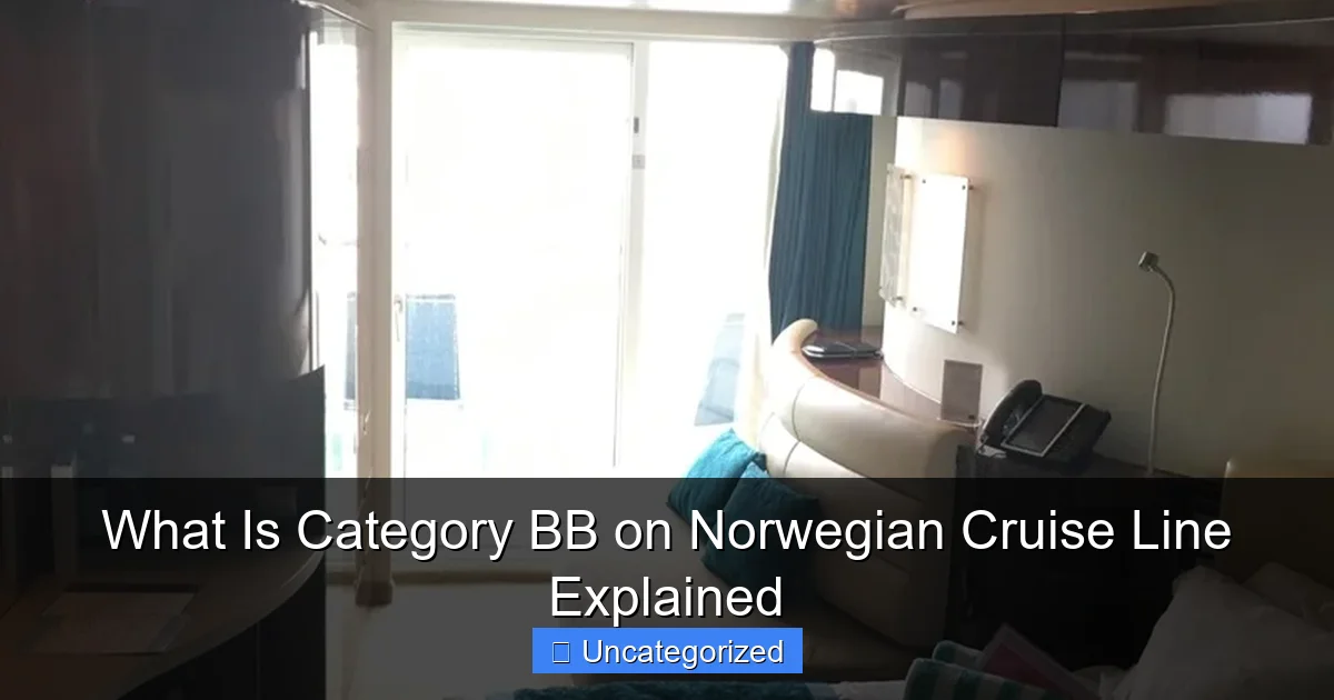 What Is Category BB on Norwegian Cruise Line Explained