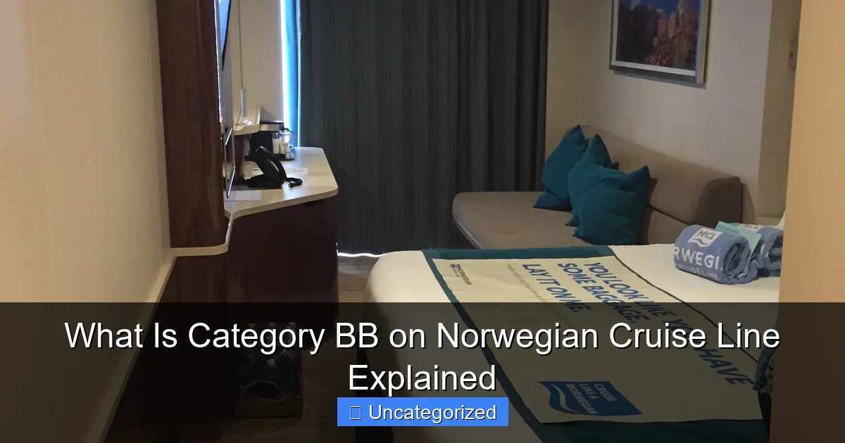 What Is Category BB on Norwegian Cruise Line Explained