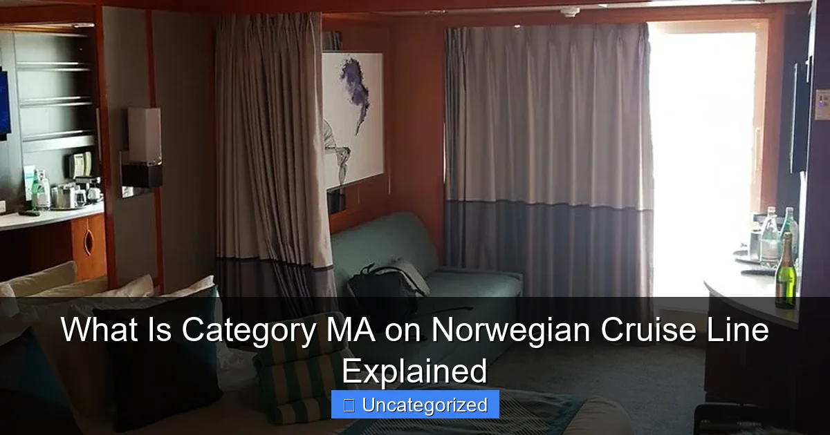 What Is Category MA on Norwegian Cruise Line Explained