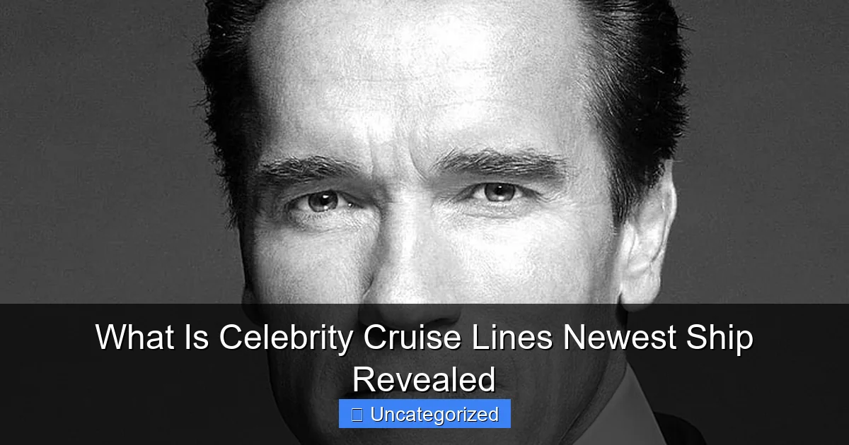 What Is Celebrity Cruise Lines Newest Ship Revealed