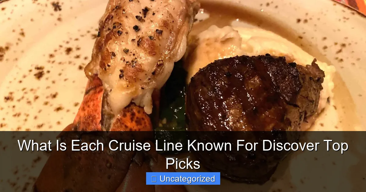 What Is Each Cruise Line Known For Discover Top Picks