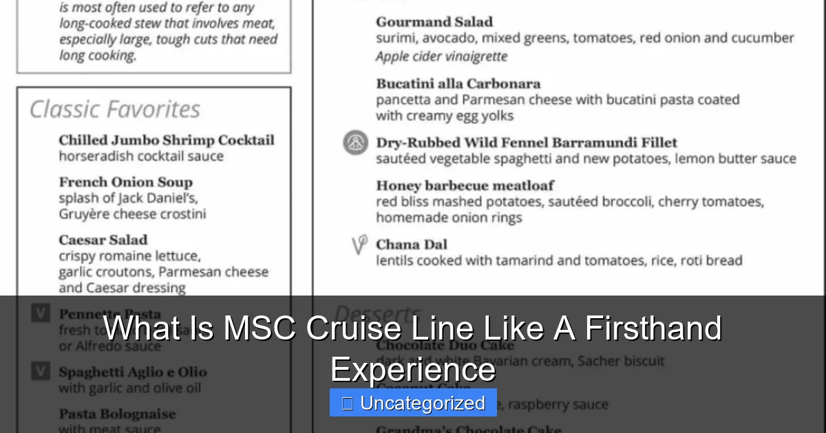 What Is MSC Cruise Line Like A Firsthand Experience