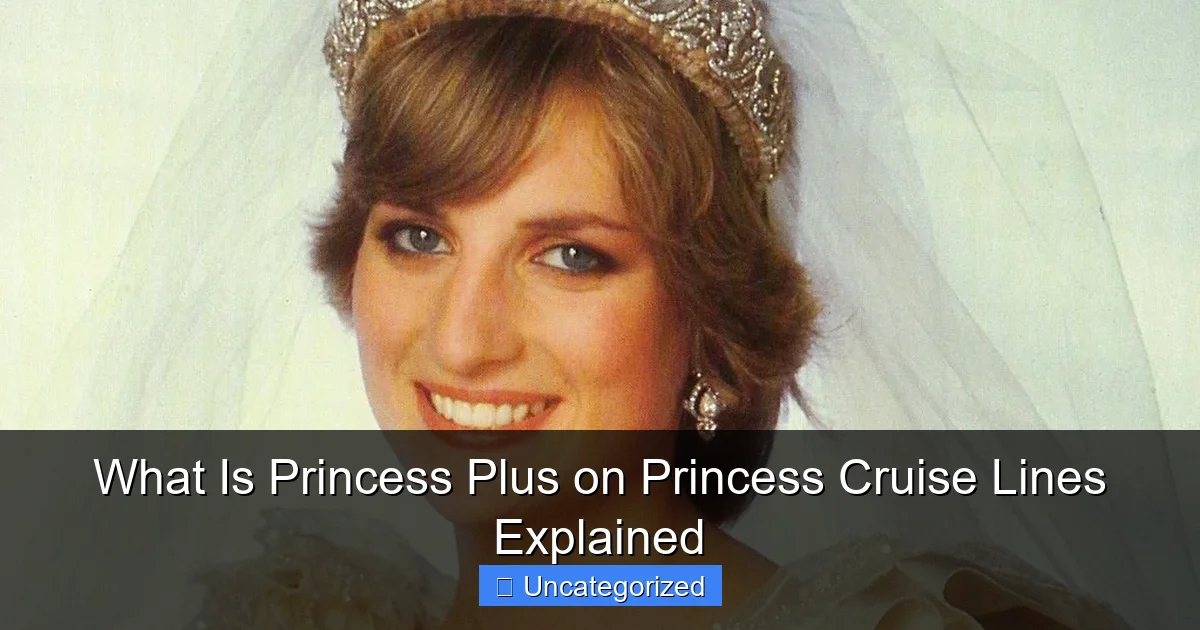 What Is Princess Plus on Princess Cruise Lines Explained