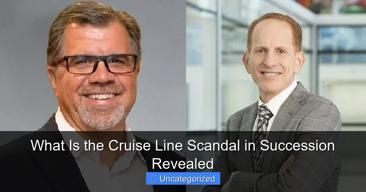 What Is the Cruise Line Scandal in Succession Revealed