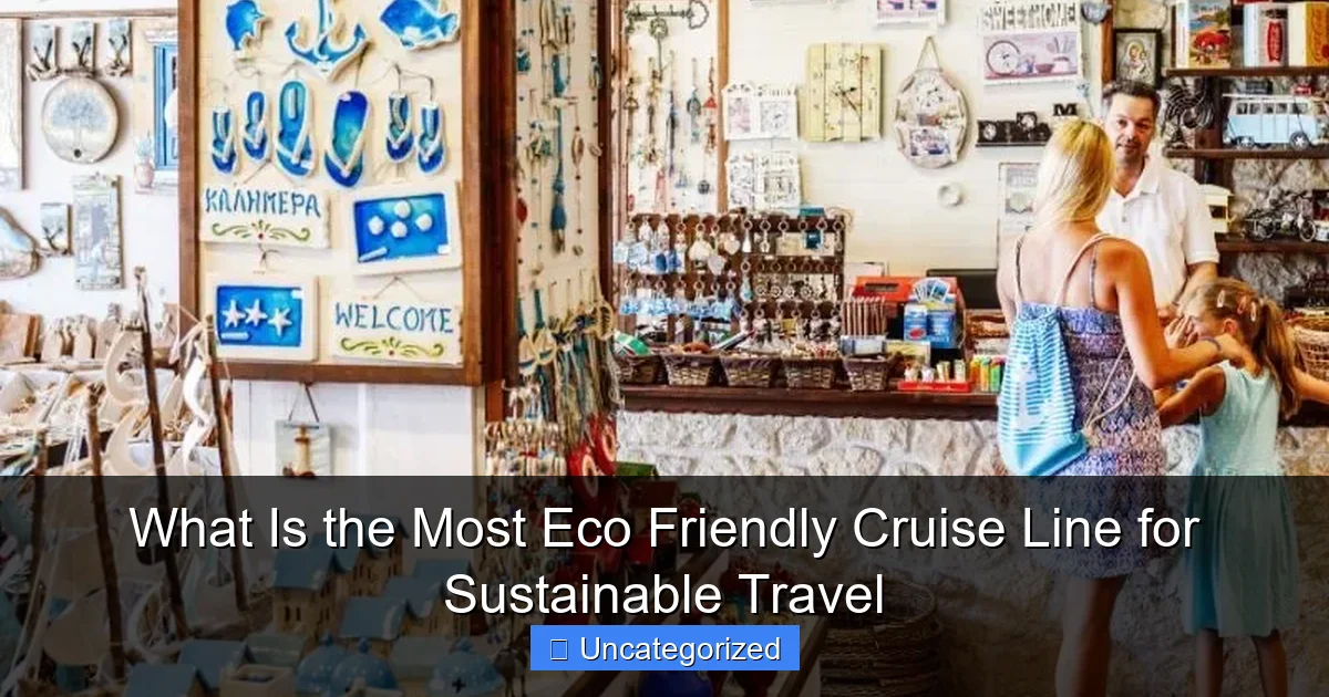 What Is the Most Eco Friendly Cruise Line for Sustainable Travel