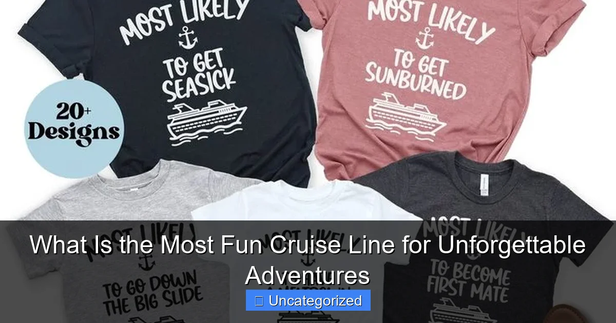What Is the Most Fun Cruise Line for Unforgettable Adventures