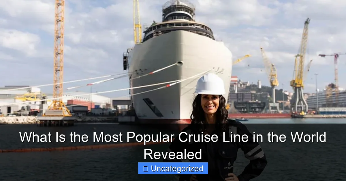 What Is the Most Popular Cruise Line in the World Revealed
