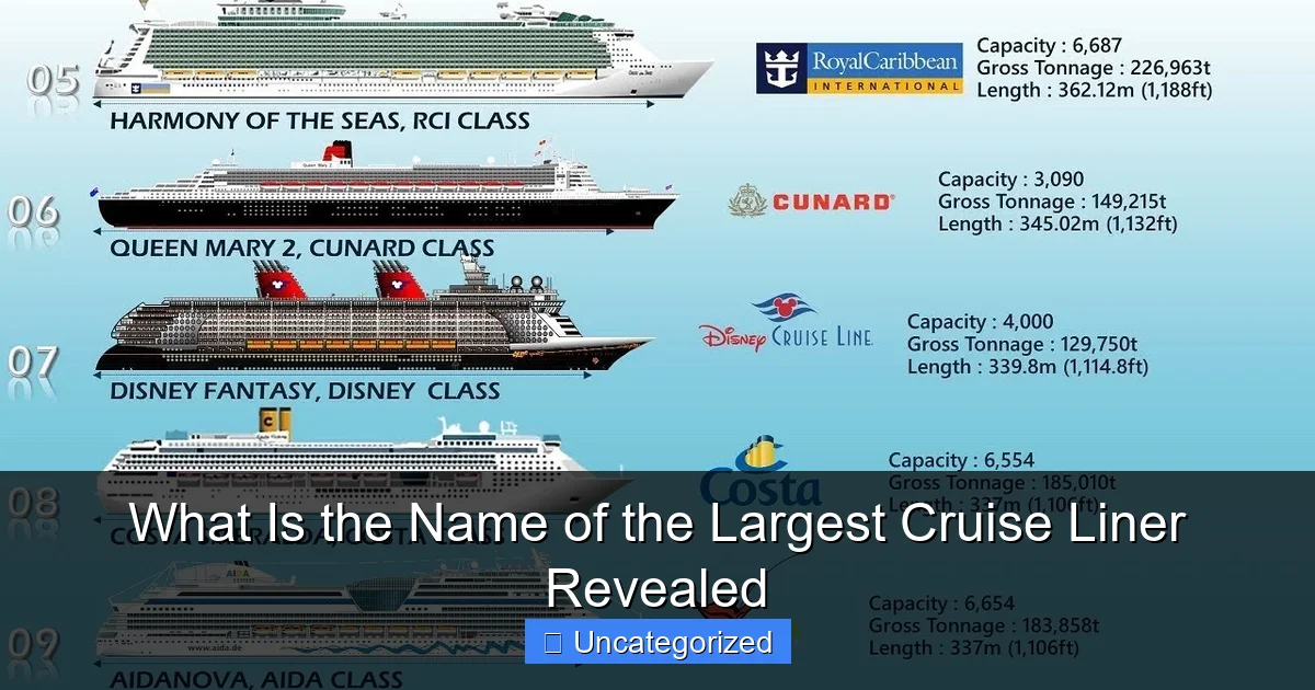 What Is the Name of the Largest Cruise Liner Revealed