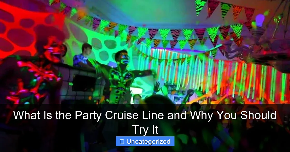 What Is the Party Cruise Line and Why You Should Try It