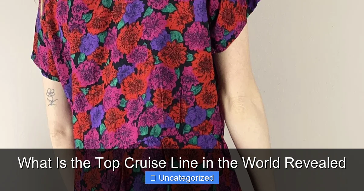 What Is the Top Cruise Line in the World Revealed