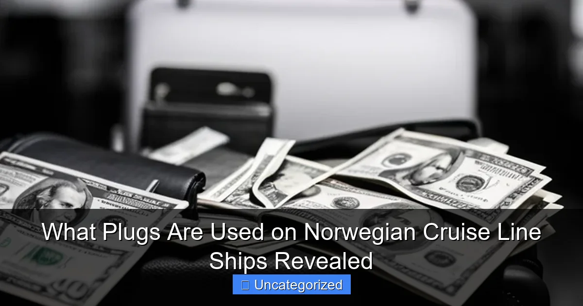 What Plugs Are Used on Norwegian Cruise Line Ships Revealed