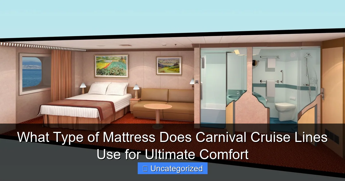 What Type of Mattress Does Carnival Cruise Lines Use for Ultimate Comfort