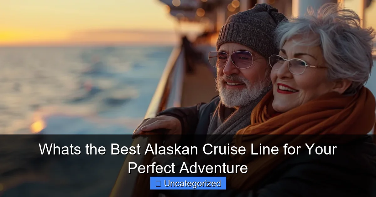 Whats the Best Alaskan Cruise Line for Your Perfect Adventure