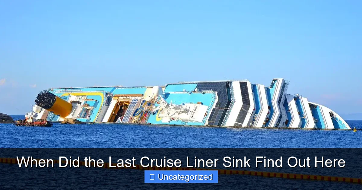 When Did the Last Cruise Liner Sink Find Out Here