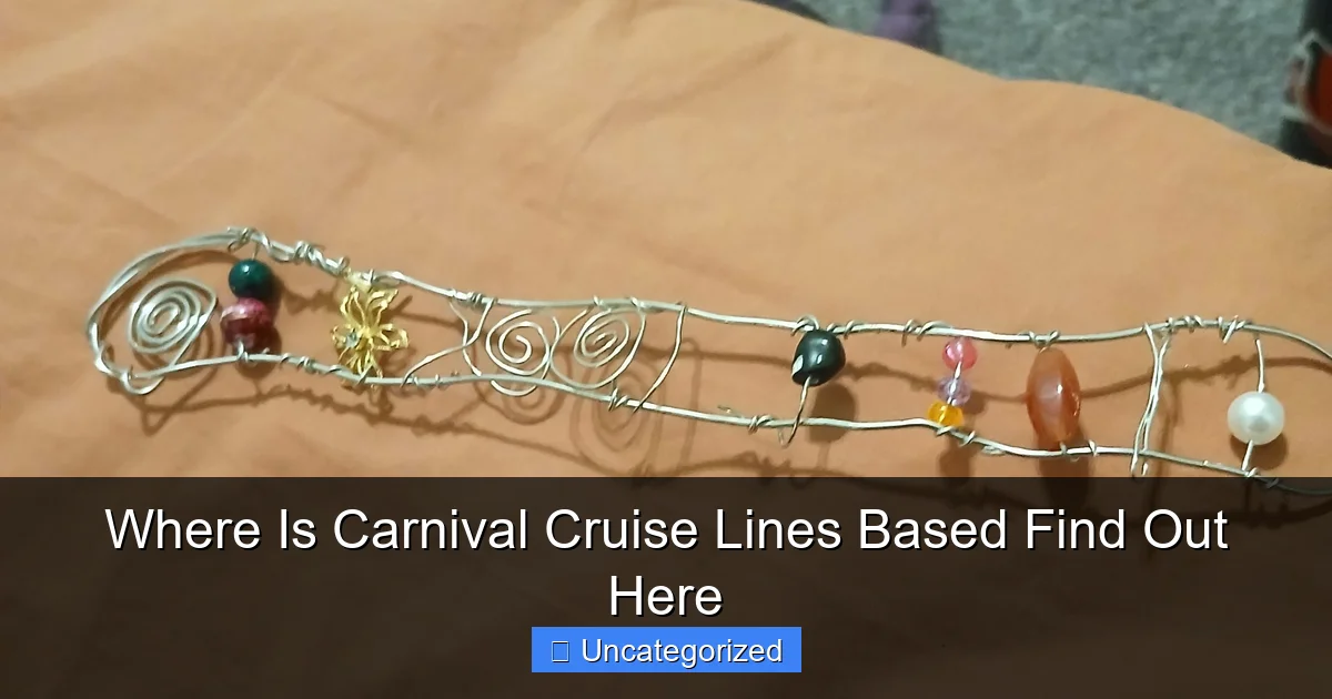 Where Is Carnival Cruise Lines Based Find Out Here