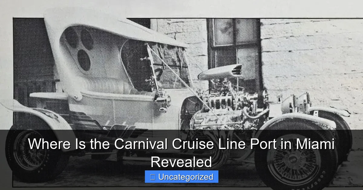 Where Is the Carnival Cruise Line Port in Miami Revealed