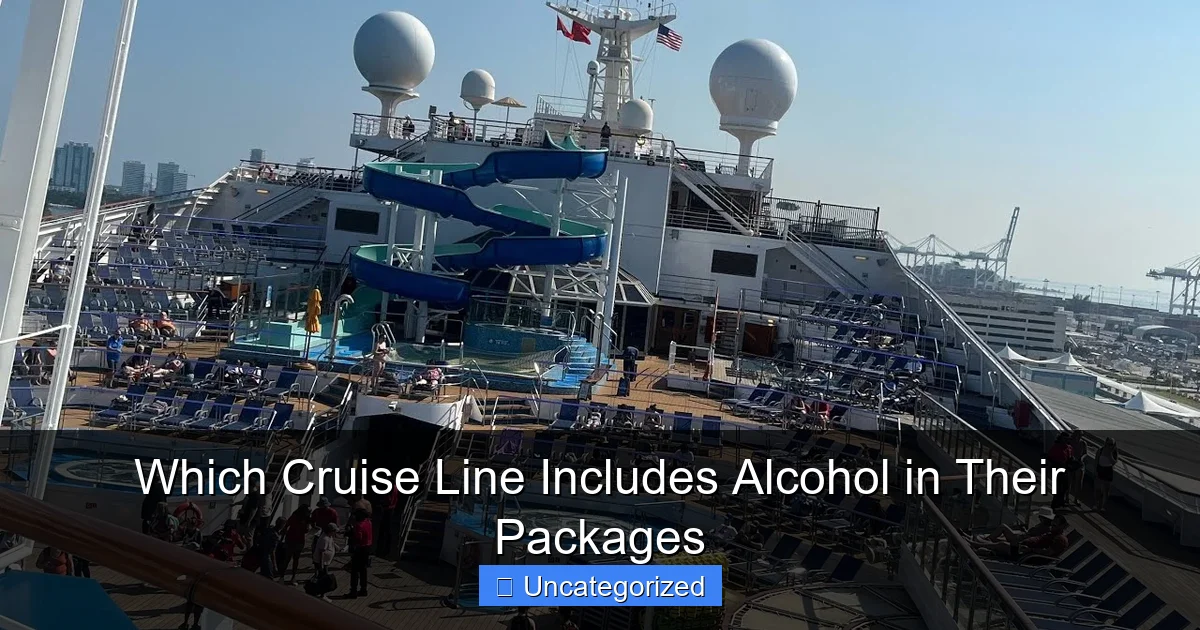 Which Cruise Line Includes Alcohol in Their Packages