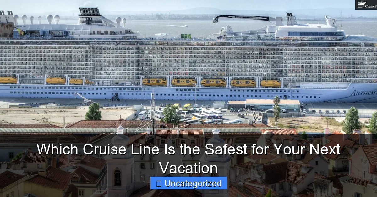 Which Cruise Line Is the Safest for Your Next Vacation
