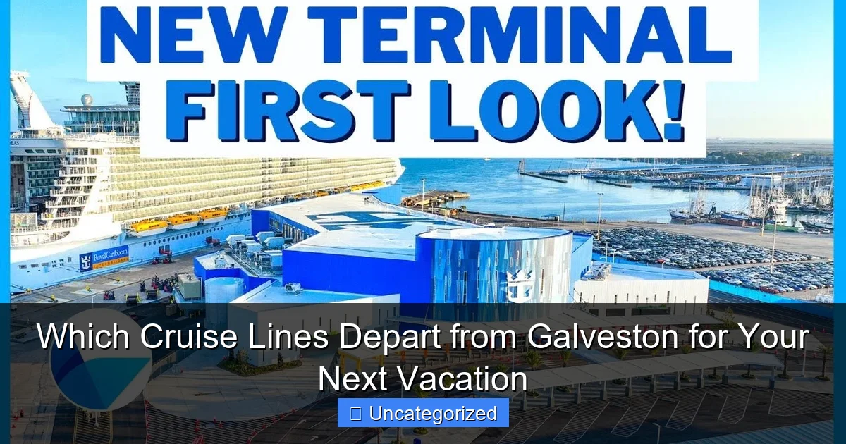 Which Cruise Lines Depart from Galveston for Your Next Vacation