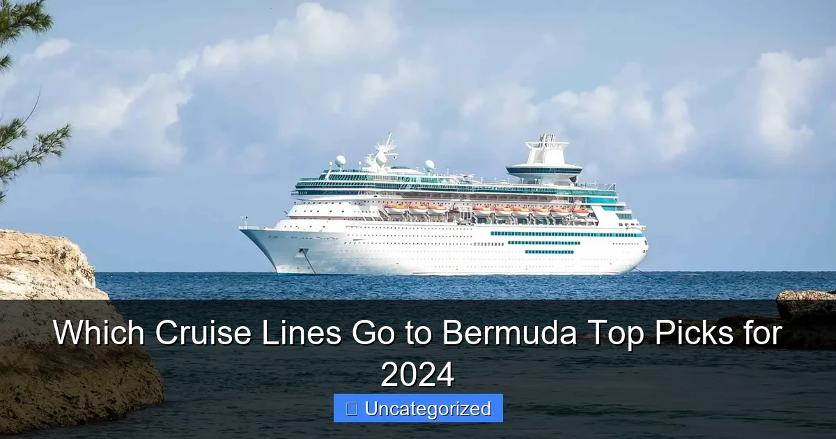 Which Cruise Lines Go to Bermuda Top Picks for 2024