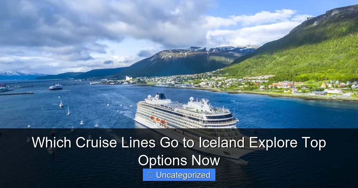 Which Cruise Lines Go to Iceland Explore Top Options Now